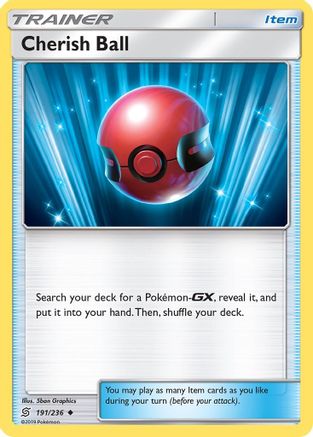 Cherish Ball (191/236) Reverse Holofoil [SM: Unified Minds] Pokemon Single Pokémon