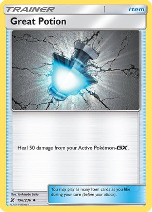 Great Potion (/236) Reverse Holofoil [SM: Unified Minds] Pokemon Single Pokémon