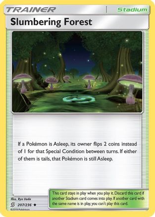 Slumbering Forest (207/236) Reverse Holofoil [SM: Unified Minds] Pokemon Single Pokémon