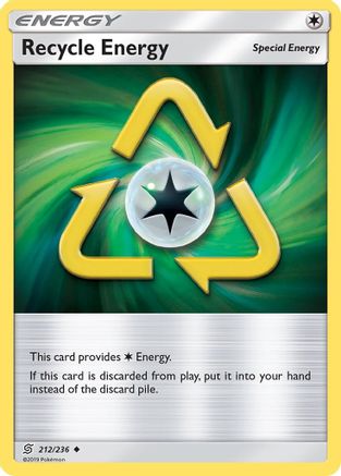 Recycle Energy (212/236) [SM: Unified Minds] Pokemon Single Pokémon