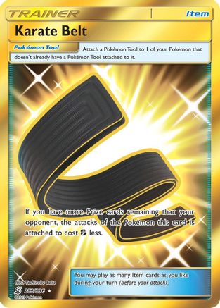 Karate Belt (Secret) (/236) Holofoil [SM: Unified Minds] Pokemon Single Pokémon
