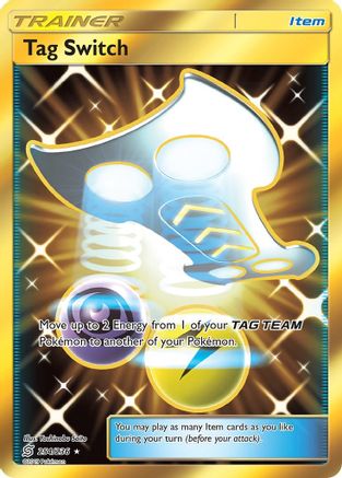 Tag Switch (Secret) (/236) Holofoil [SM: Unified Minds] Pokemon Single Pokémon