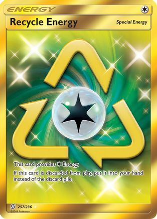Recycle Energy (Secret) 257/236 Holofoil [SM: Unified Minds] Pokemon Single Pokémon