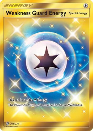Weakness Guard Energy (Secret) 258/236 Holofoil [SM: Unified Minds] Pokemon Single Pokémon