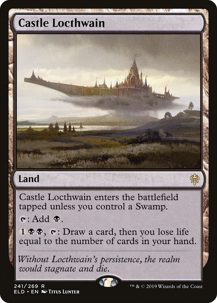 Castle Locthwain (ELD-241) [Throne of Eldraine] Foil MTG Single Wizards of the Coast