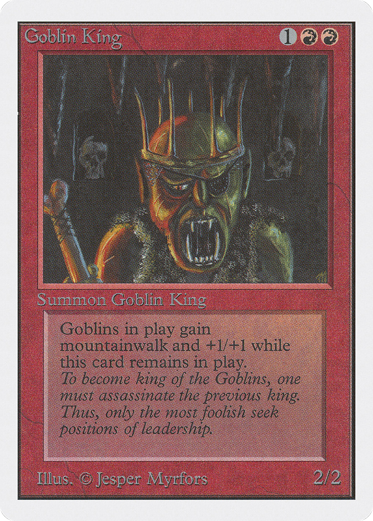 Goblin King (2ED-) [Oldschool] Unlimited Edition MTG Single Wizards of the Coast