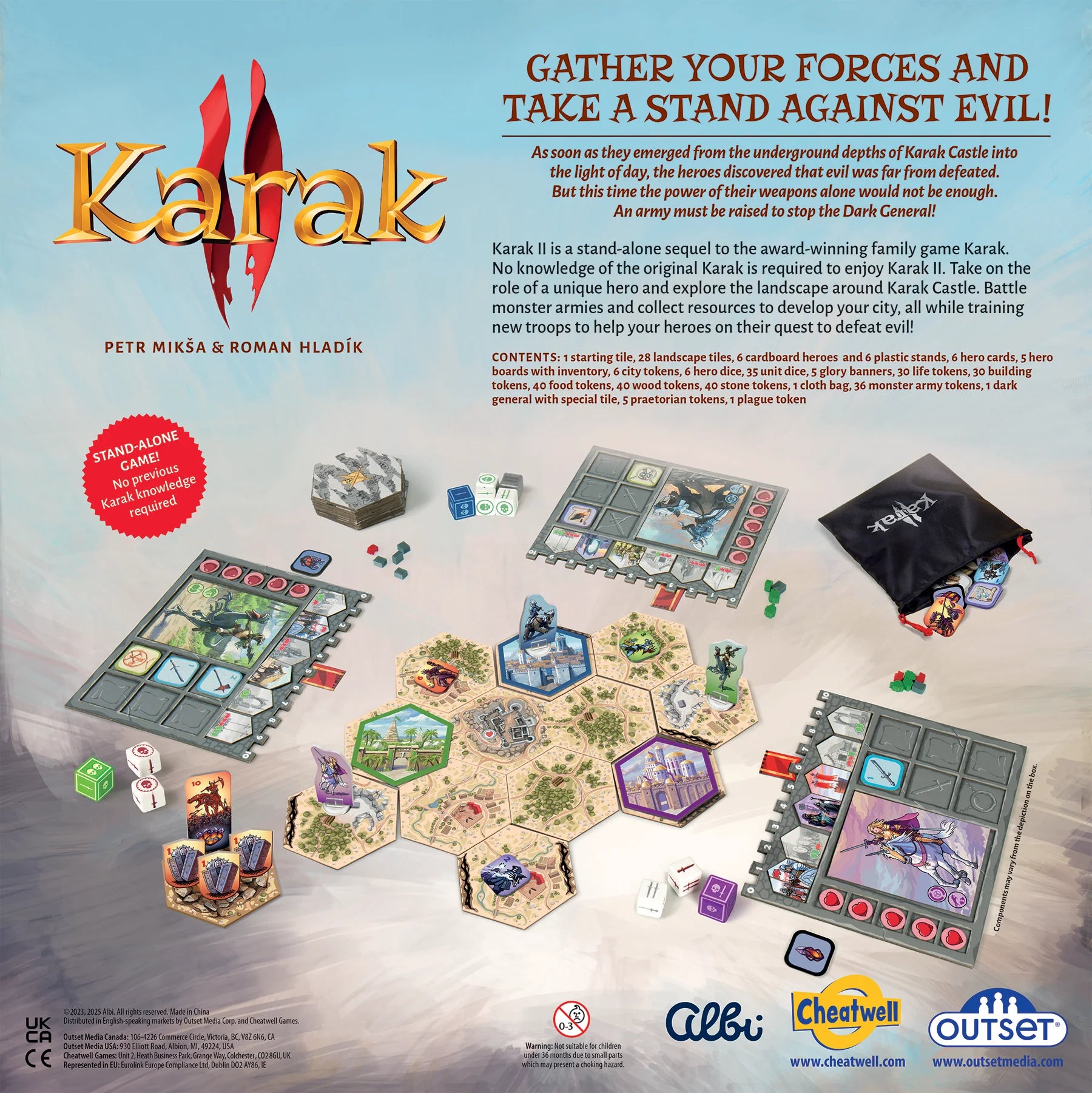 Karak 2 Board Games Outset