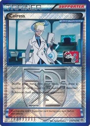 Colress - 118/135 (League Promo) () Reverse Holofoil [Promos: League & Championship Cards] Pokemon Single Pokémon