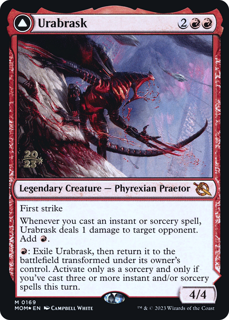 Urabrask (PRE-169) [March of the Machine Promos] Foil MTG Single Wizards of the Coast