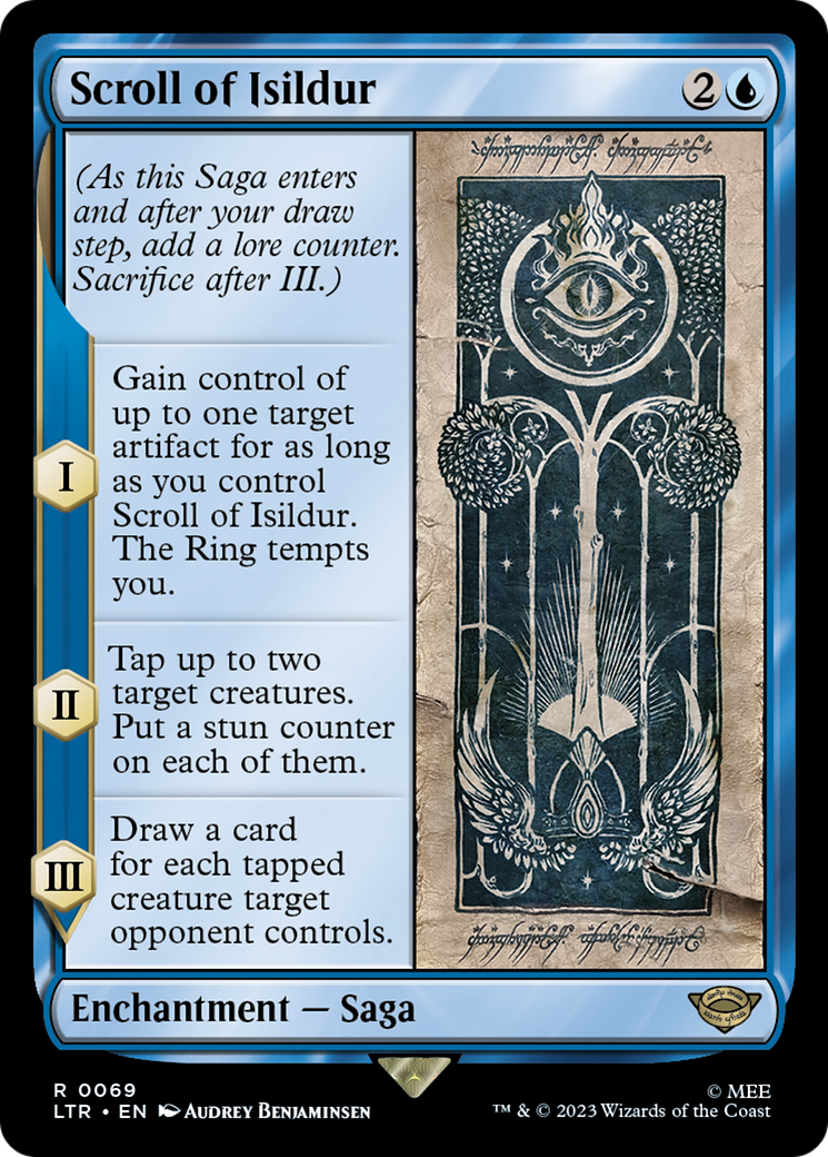 Scroll of Isildur (LTR-069) [The Lord of the Rings: Tales of Middle-earth] Foil MTG Single Wizards of the Coast