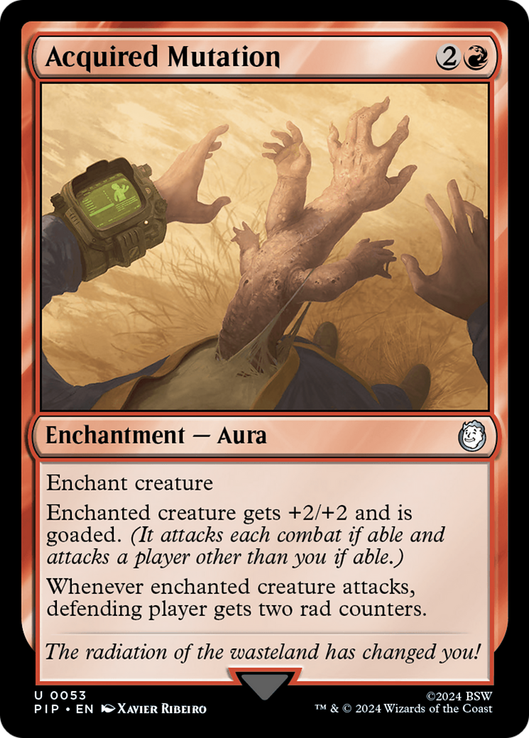 Acquired Mutation (PIP-053) [Fallout] MTG Single Wizards of the Coast