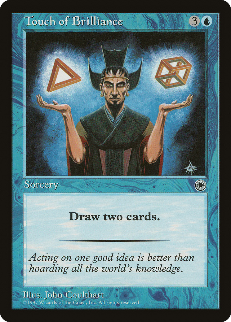 Touch of Brilliance (POR-) [Misc] Portal MTG Single Wizards of the Coast