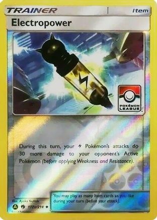Electropower - 172a/214 (Pokemon League) (172a/214) Reverse Holofoil [Promos: League & Championship Cards] Pokemon Single Pokémon
