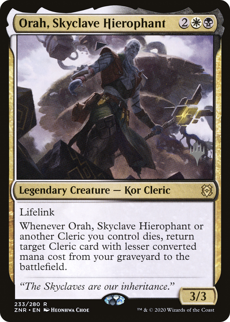 Orah, Skyclave Hierophant (PPZNR-233P) [Zendikar Rising Promos] MTG Single Wizards of the Coast