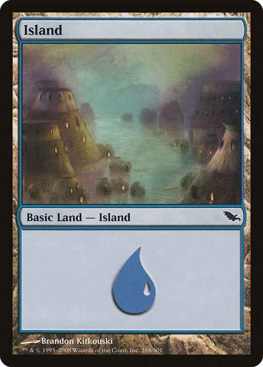 Island (SHM-288) [Shadowmoor] MTG Single Wizards of the Coast