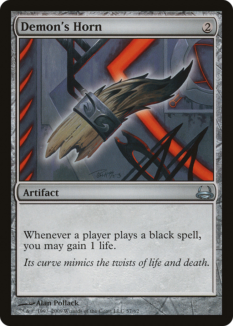 Demon's Horn (DDC-057) [Misc] Duel Decks: Divine vs. Demonic MTG Single Wizards of the Coast