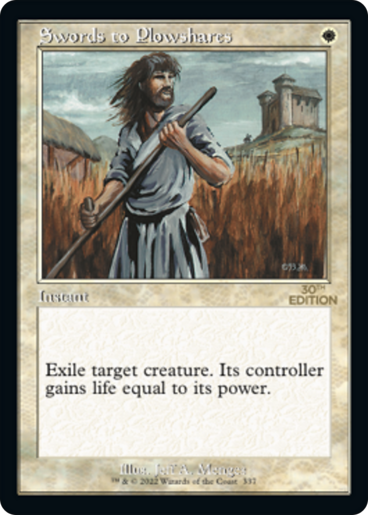 Swords to Plowshares (30A-337) [30th Anniversary Edition] MTG Single Wizards of the Coast