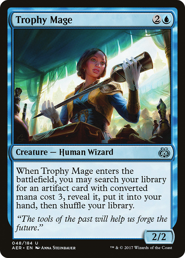 Trophy Mage (AER-048) [Aether Revolt] MTG Single Wizards of the Coast