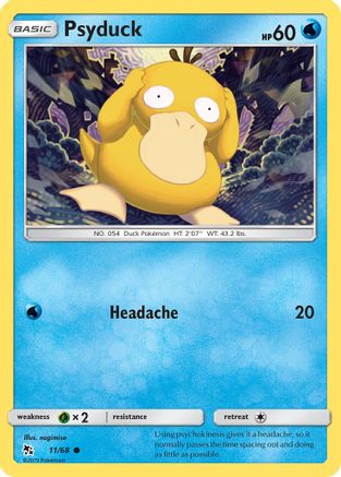 Psyduck (11/68) Reverse Holofoil [SM: Hidden Fates] Pokemon Single Pokémon
