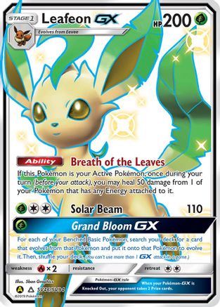 Leafeon GX (SV46/94) Holofoil [SM: Hidden Fates Shiny Vault] Pokemon Single Pokémon