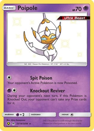 Poipole (SV19/94) Holofoil [SM: Hidden Fates Shiny Vault] Pokemon Single Pokémon