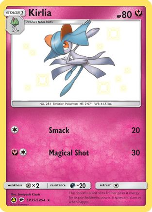 Kirlia (SV35/94) Holofoil [SM: Hidden Fates Shiny Vault] Pokemon Single Pokémon