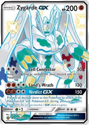 Zygarde GX SV65/94 Holofoil [SM: Hidden Fates Shiny Vault] Pokemon Single Pokémon