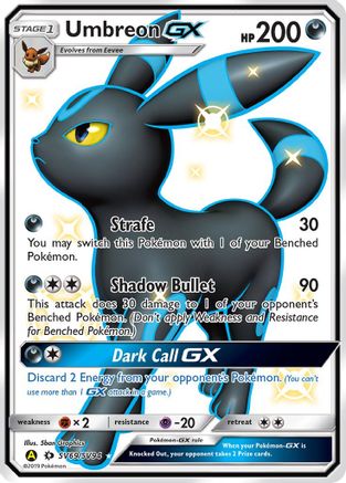 Umbreon GX (/94) Holofoil [SM: Hidden Fates Shiny Vault] Pokemon Single Pokémon