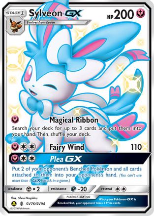 Sylveon GX (/94) Holofoil [SM: Hidden Fates Shiny Vault] Pokemon Single Pokémon