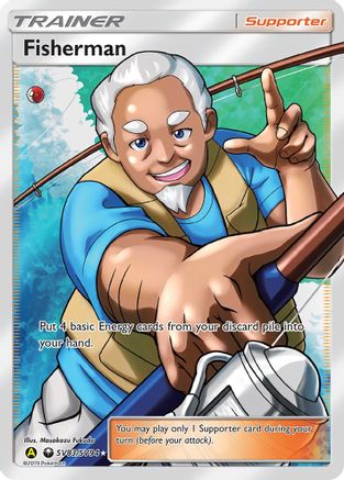 Fisherman (SV83/94) Holofoil [SM: Hidden Fates Shiny Vault] Pokemon Single Pokémon