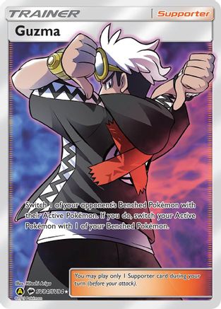 Guzma SV84/94 Holofoil [SM: Hidden Fates Shiny Vault] Pokemon Single Pokémon