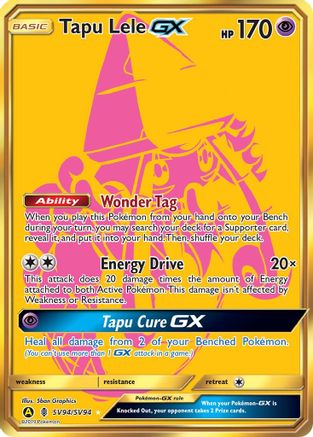 Tapu Lele GX (/94) Holofoil [SM: Hidden Fates Shiny Vault] Pokemon Single Pokémon