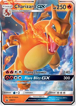 Charizard GX - SM211 (SM211/248) - [SM: Black Star Promos] Holofoil Pokemon Single Pokémon