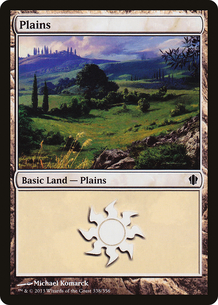 Plains (338) (C13-338) [Commander 2013] MTG Single Wizards of the Coast
