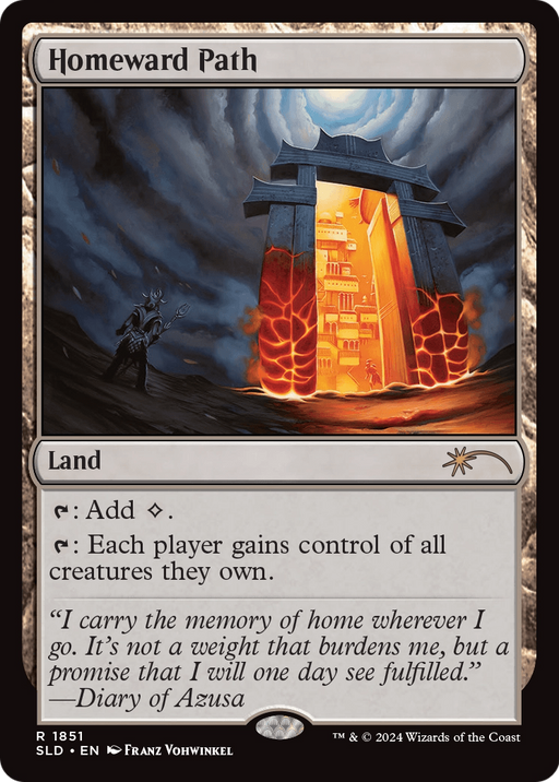 Homeward Path (1851) (SLD-1851) [Secret Lair Drop] MTG Single Wizards of the Coast