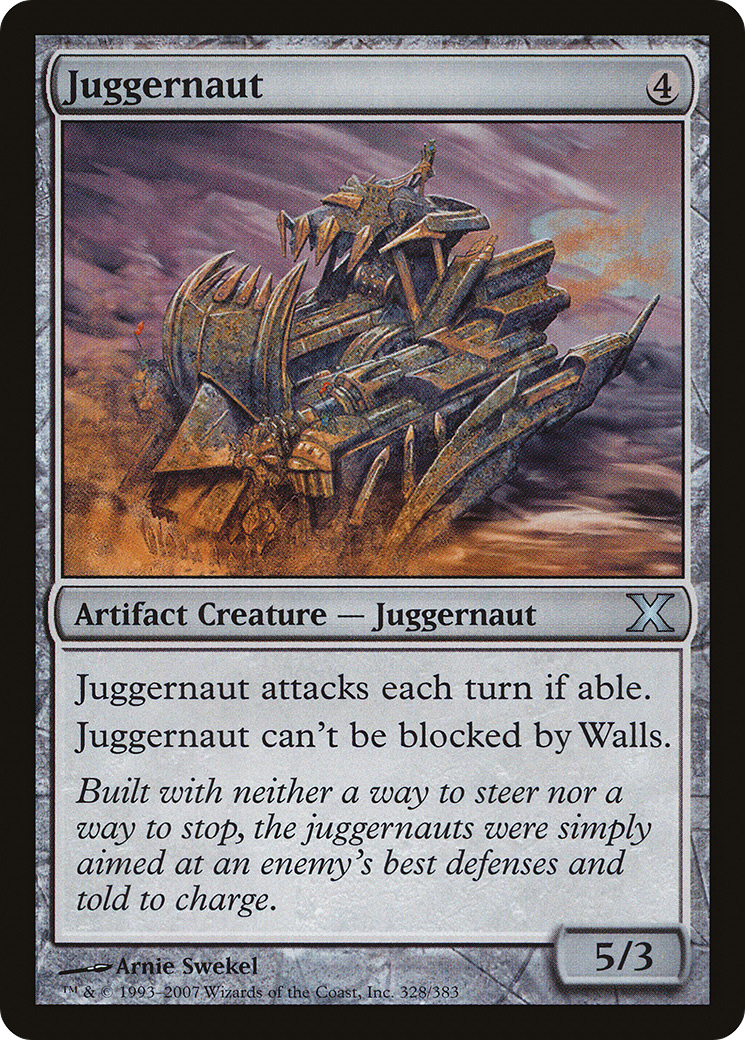 Juggernaut (10E-328) [Tenth Edition] Foil MTG Single Wizards of the Coast