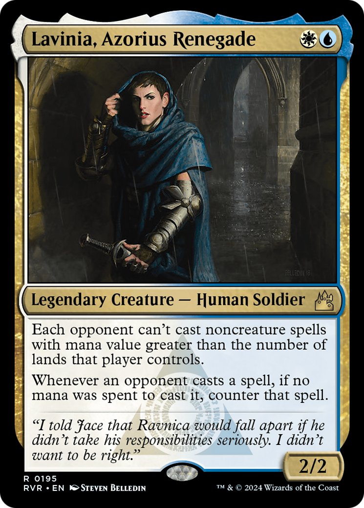 Lavinia, Azorius Renegade (RVR-195) [Ravnica Remastered] Foil MTG Single Wizards of the Coast