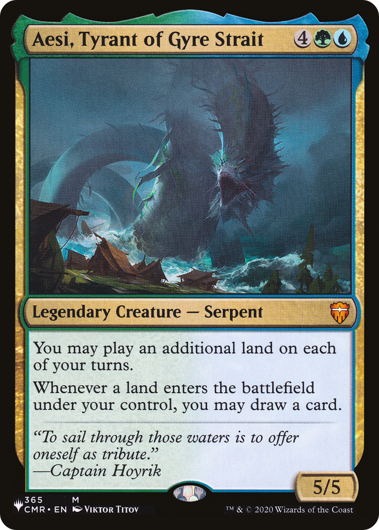 Aesi, Tyrant of Gyre Strait (LIST-365/361) [Mystery Booster] The List MTG Single Wizards of the Coast