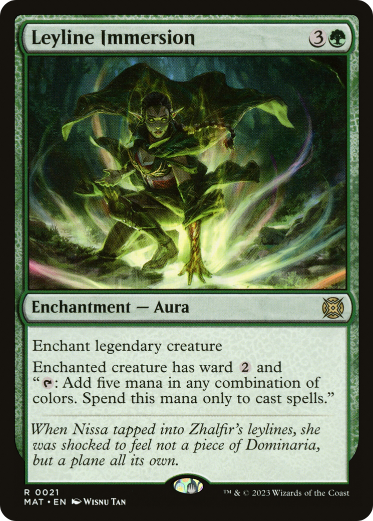 Leyline Immersion (MAT-021) [March of the Machine: The Aftermath] MTG Single Wizards of the Coast