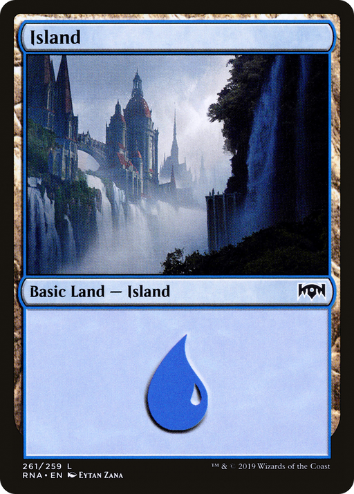 Island (RNA-261) [Ravnica Allegiance] Foil MTG Single Wizards of the Coast
