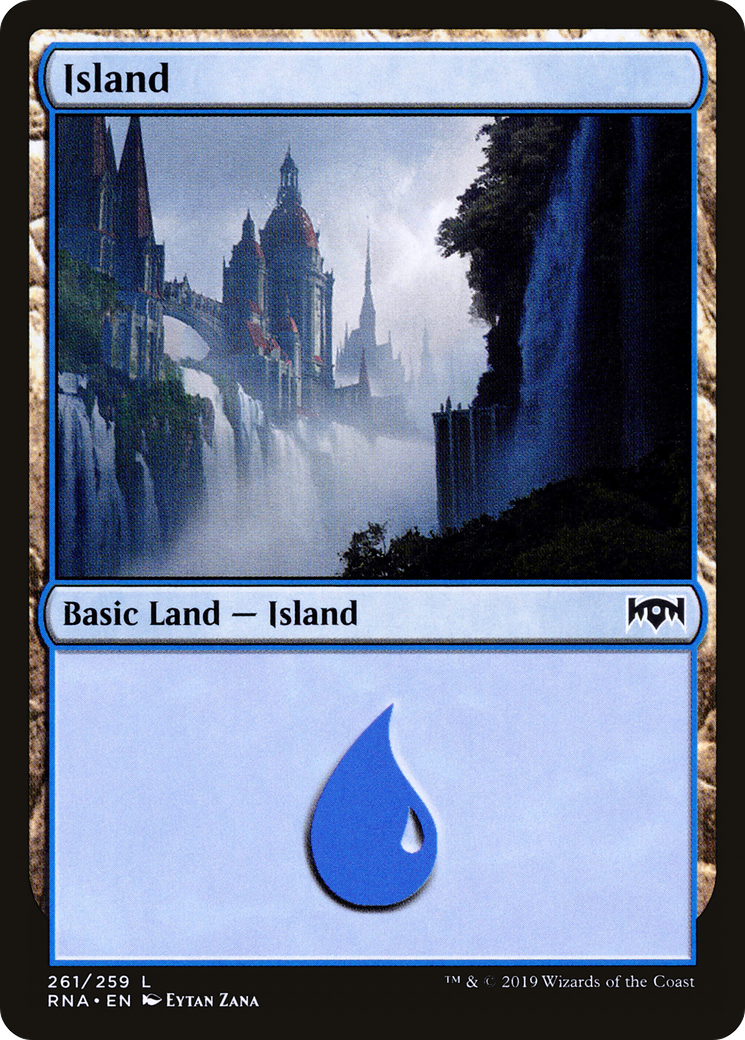 Island (261) [Ravnica Allegiance] MTG Single Magic: The Gathering