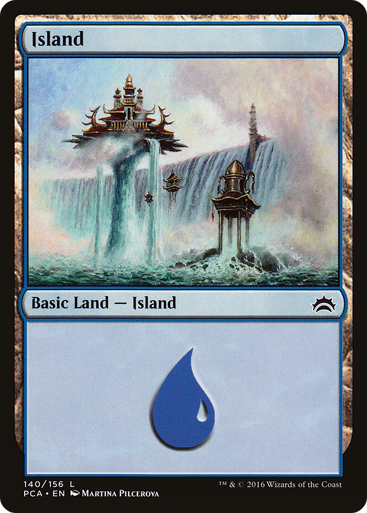 Island (140) [Planechase Anthology] MTG Single Magic: The Gathering