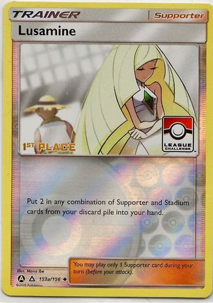 Lusamine - 153a/156 (League Challenge) [1st Place] () Reverse Holofoil [Promos: League & Championship Cards] Pokemon Single Pokémon