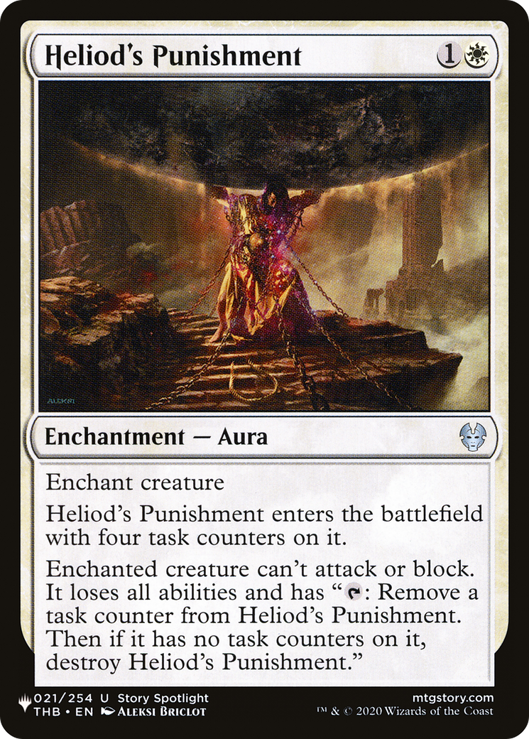 Heliod's Punishment (LIST-THB-21) [Mystery Booster] The List MTG Single Wizards of the Coast