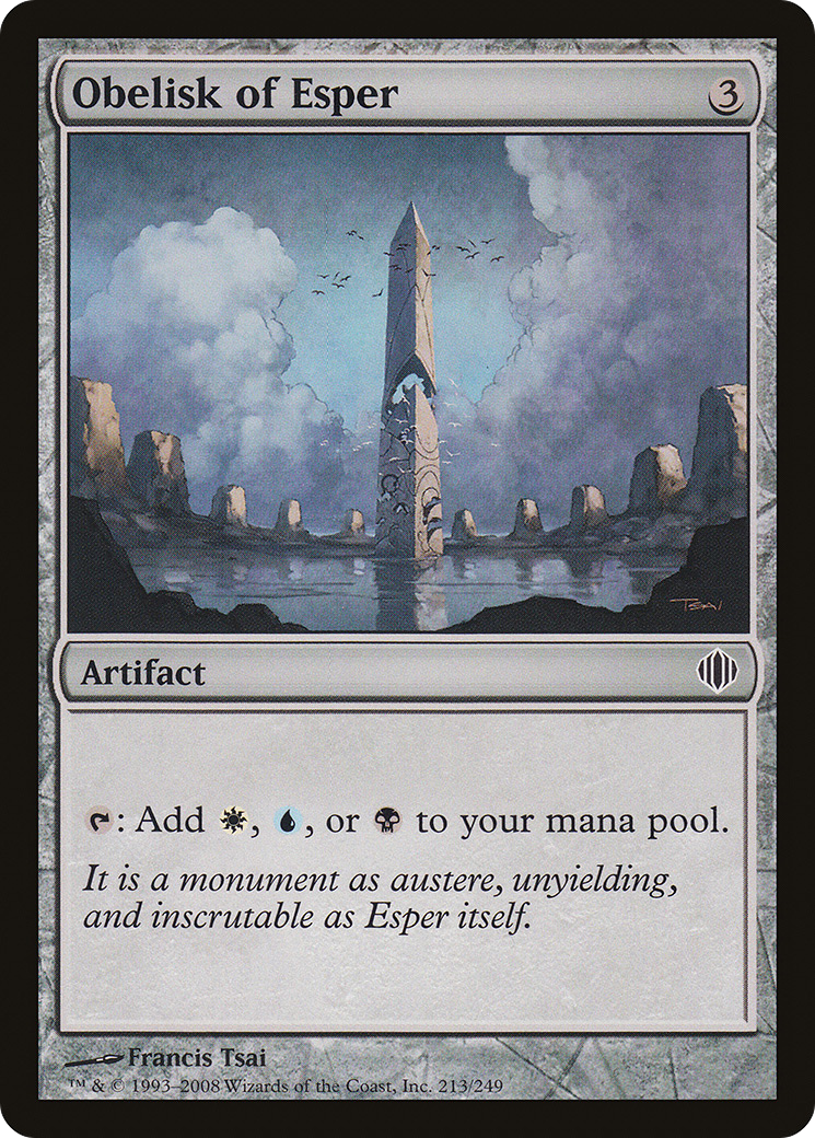 Obelisk of Esper (ALA-213) [Shards of Alara] MTG Single Wizards of the Coast