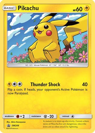 Pikachu - SM206 (SM206/248) Holofoil [SM: Black Star Promos] Pokemon Single Pokémon