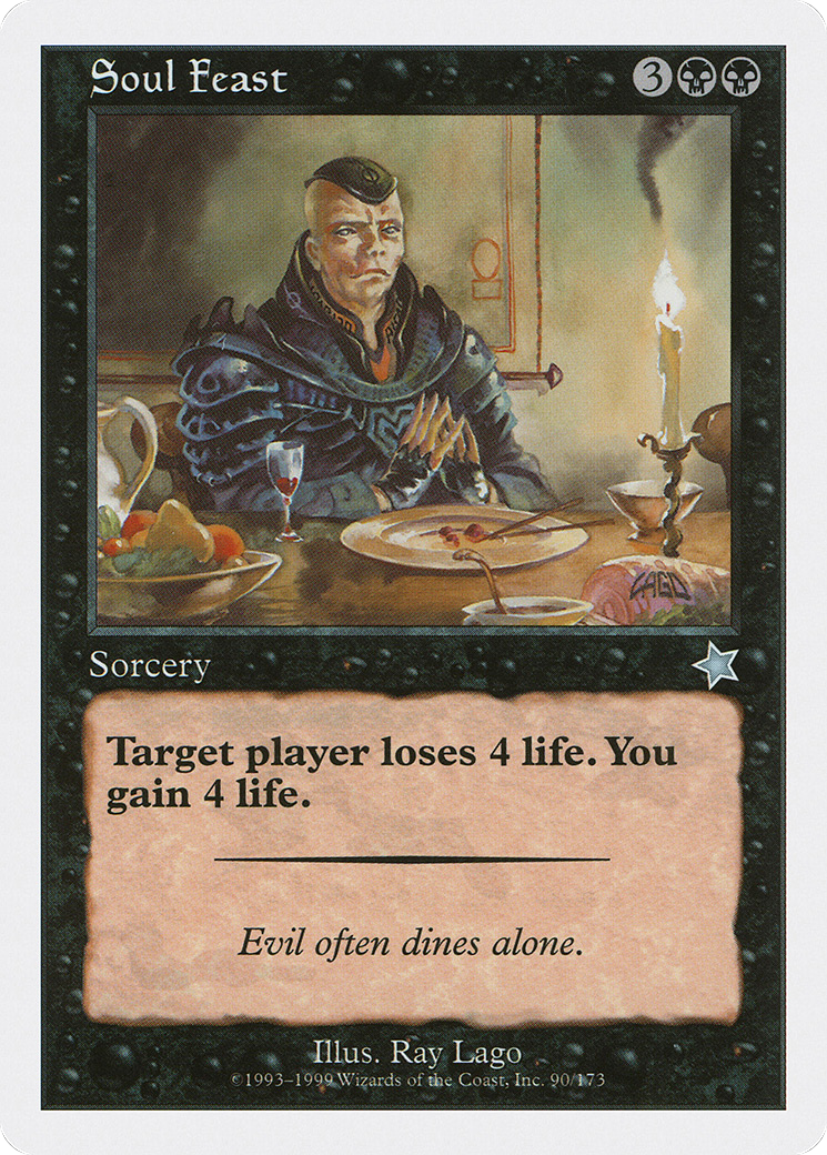 Soul Feast (S99-090) [Misc] Starter 1999 MTG Single Wizards of the Coast