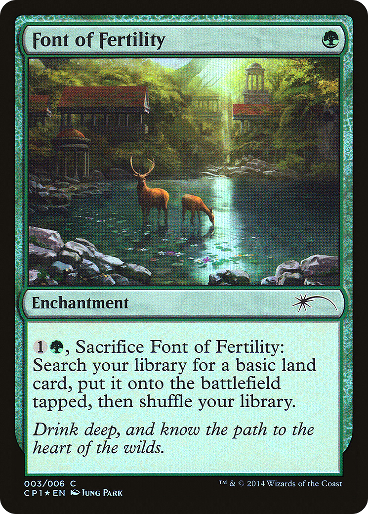 Font of Fertility (UMP-003) [Magic 2015 Clash Pack] Foil MTG Single Wizards of the Coast