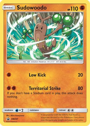 Sudowoodo - SM207 (SM207/248) Holofoil [SM: Black Star Promos] Pokemon Single Pokémon
