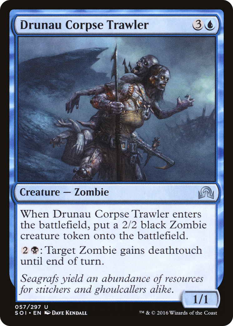 Drunau Corpse Trawler (SOI-057) [Shadows over Innistrad] MTG Single Wizards of the Coast